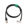 HangTon High Flex 12G 3G HD SDI Video 4K Right Angle Male BNC To Male 75 Ohm Coax Canare 1M for Blackmagic Komodo Alexa Atomos Broadcast Camera