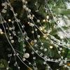 Plastic Pearls Icicle Ornaments Clear Merry Christmas Decoration  Holiday Festive