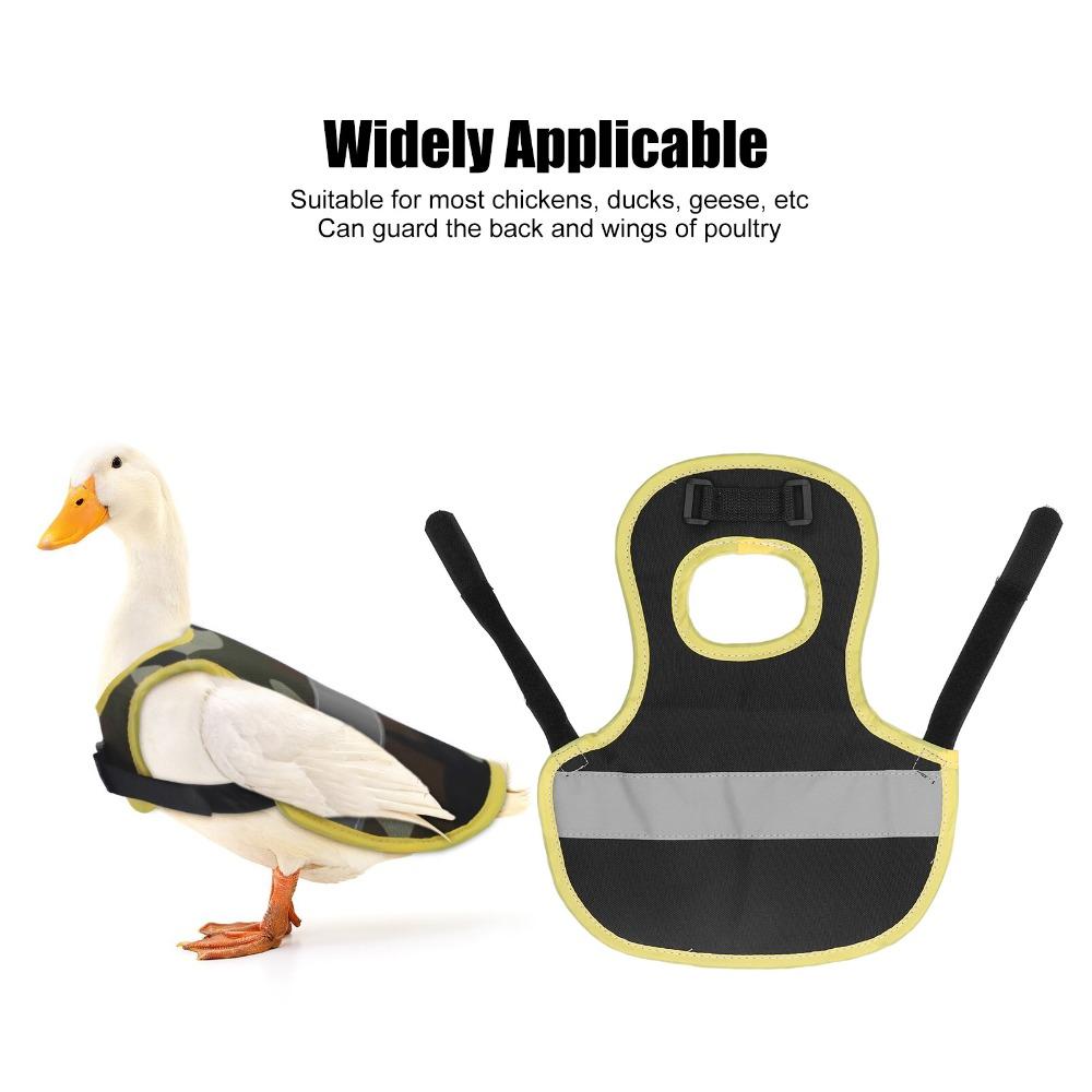 Easy Clean Poultry Harness Vest Nylon Hen Reflective Vest Warm Chicken Harness Vest Hen
