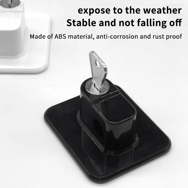 Овальный замок безопасности для детей с ключом, без сверления, защита от детей для холодильника, окна, шкафа