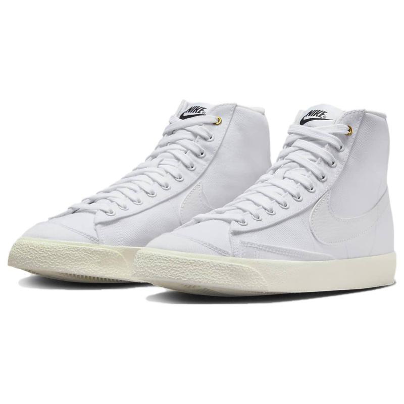 Nike Женские кроссовки Blazer Mid '77 Canvas 'White Sail' Обувь для скейтборда DX5550-100