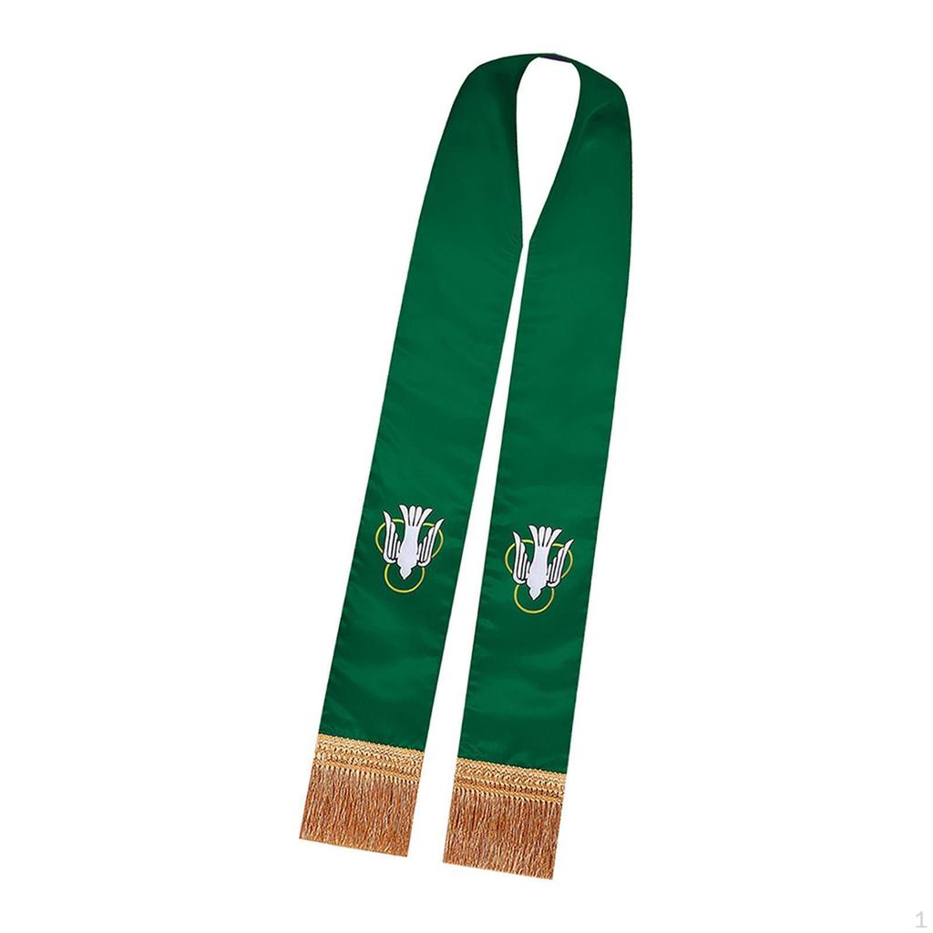 Clergy Mass Stole,Chapel Pastor Shawl for Minister Officiant Festival Graduation