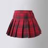 School Children Pleated Skirt Grey Formal Short Skirt Summer College Style Dance All-match Casual Solid Teens Girls A-line Skirt