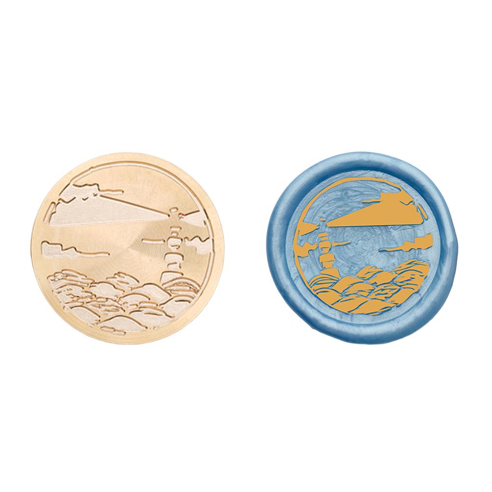 Медная головка круглой формы, 3D рельефная восковая запечатывающая медная головка для скрапбукинга подарков