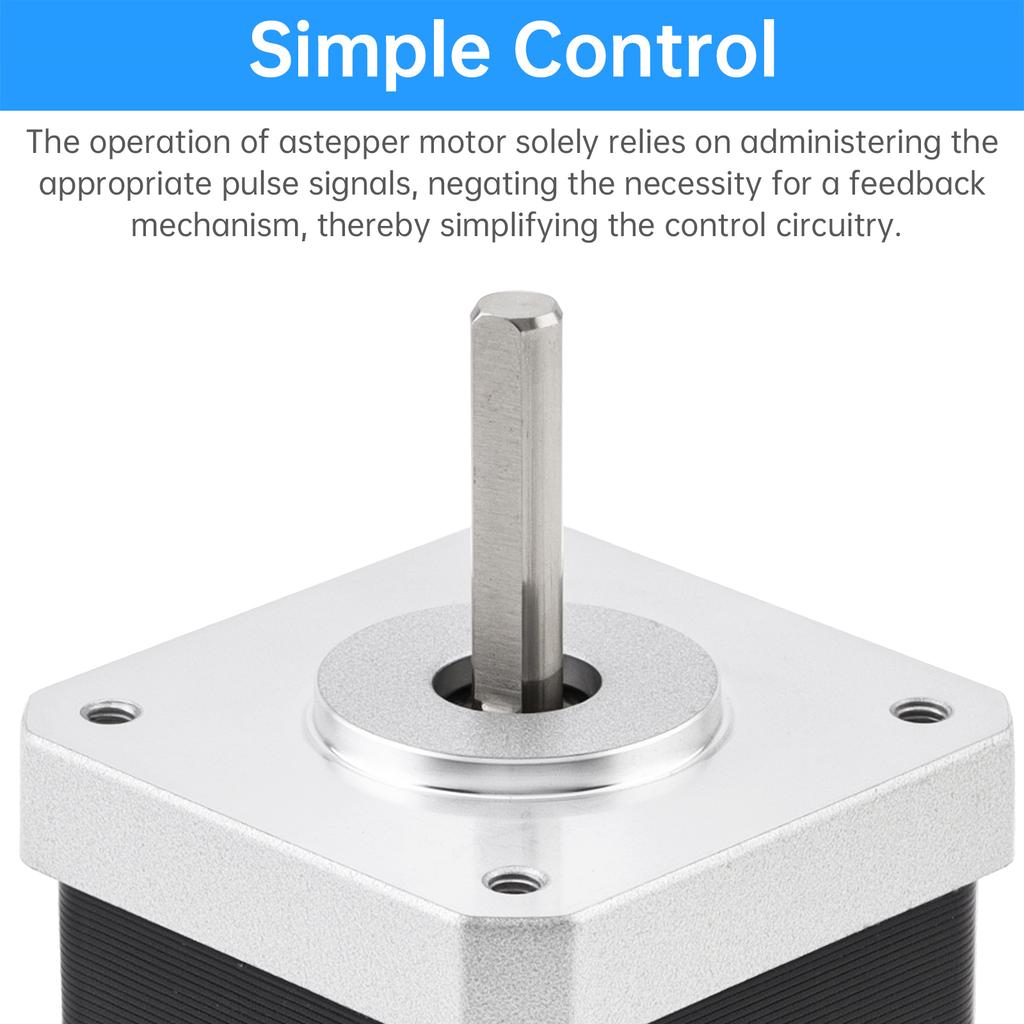 Шаговый двигатель Nema 17 60MM биполярный 2A 85N.cm(118 унций.дюйм) 42 двигателя 2 фазы 4 провода биполярный шаговый двигатель 1.8 градуса для ЧПУ 3D принтера