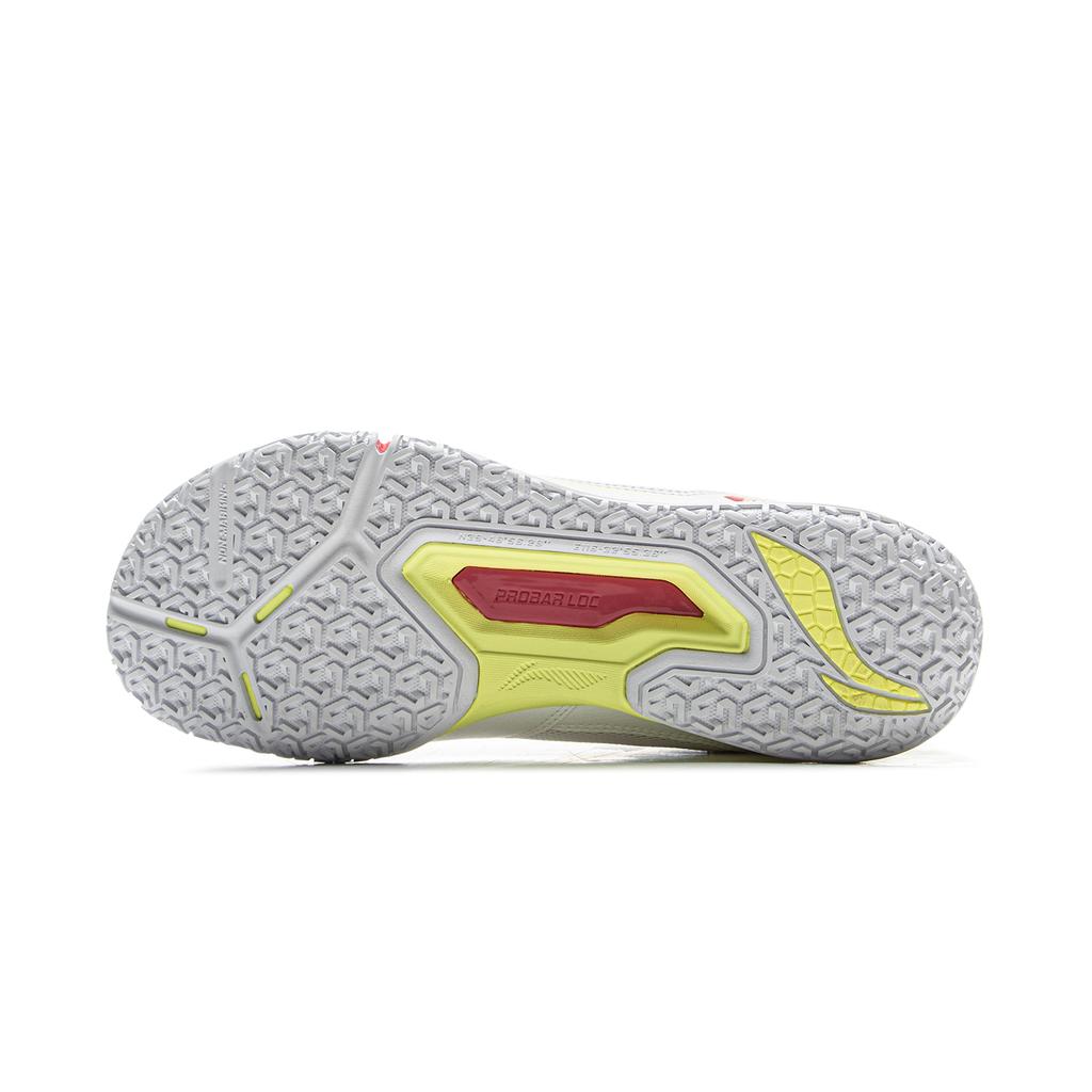 Li Ning Амортизирующие Нескользящие Износостойкие Низкие Бадминтонные Кроссовки Унисекс Серый Красный AYTV003-3