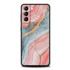 Модный золотой розовый мраморный чехол для телефона для Samsung Galaxy S26 Ultra S25 Plus S24 FE S23 S22 5G S21 S20 Черный мягкий
