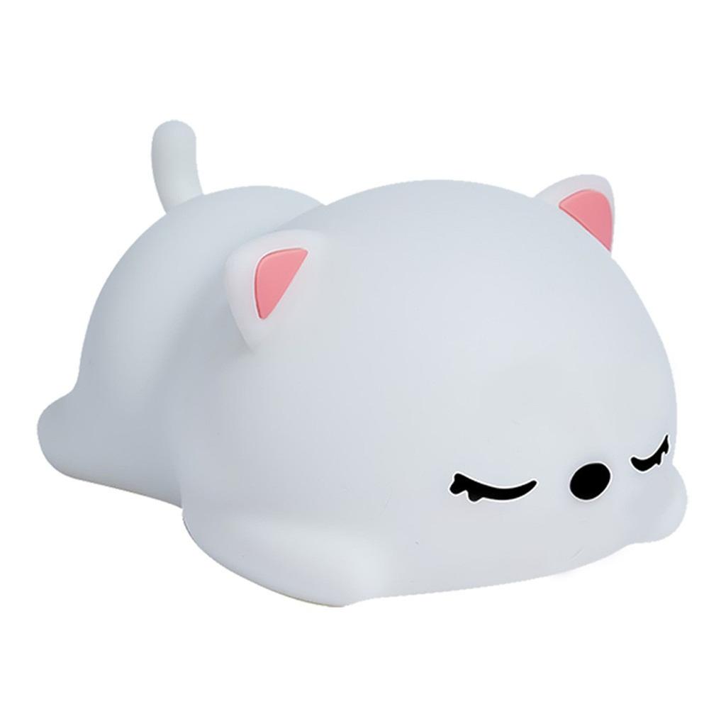 LED Nursery Night Lights For Kids Cute Silicone Baby With Contact Sensor