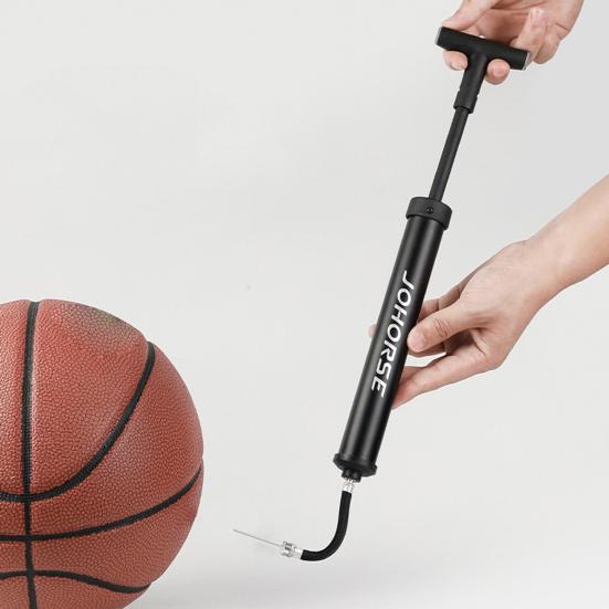 Sports Ball Pump Rotating Nozzle T-Shaped Handle Ball Pump Extension Hose Handheld High-pressure Pump Push Pull Inflator