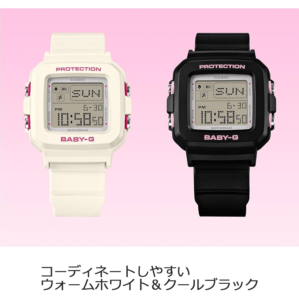 Casio Baby-G BGD-10KH-1JR Женские Черные Часы Водонепроницаемые Стильный Дизайн