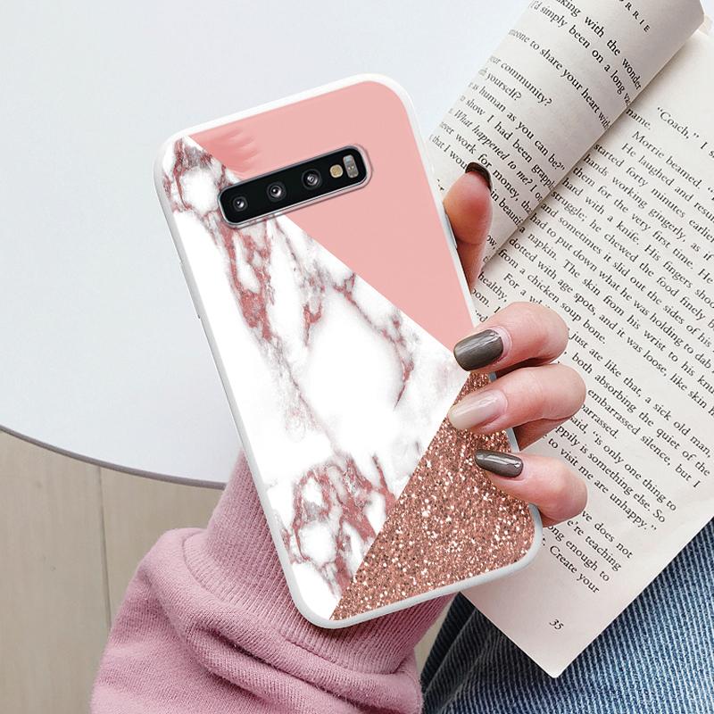 Цветной Роскошный Мраморный Чехол Для Samsung Galaxy S10 S 10 Plus S10E Fundas Мягкий ТПУ Защита Задняя Крышка Для Samsung S10 Ударопрочный