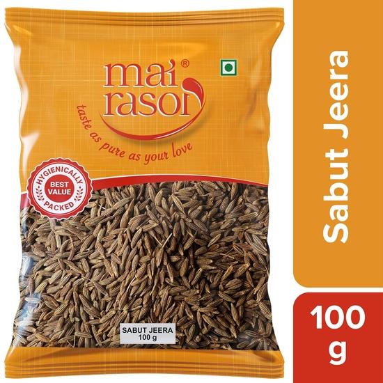 MAI RASOI Cumin Seeds/Jeera Sabut/Whole - 100 Gm