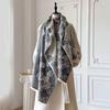 Luxury Designer  Winter Blanket Scarf Shawls For Women Warm Pashmina Print Large Wrap Imitation Cashmere Foulard Long Stole