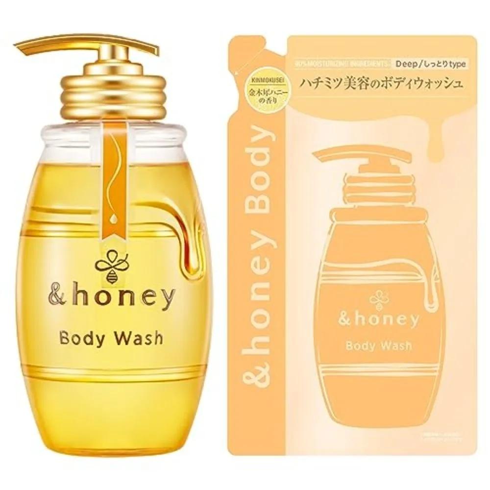 &honey Глубоко увлажняющий гель для душа 500 мл Основной флакон + Набор сменных блоков 440 мл
