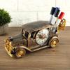 Multi-function Pen Holder Alarm Clock Classical Vintage Car Gift for Students School Supplies Desk Organizer Accessories