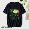 Kawaii Invader Zim Invader Gir Graphic T Shirt Zim Image Cartoon T Shirt Unisex Women Retro Tee Shirt Fashion Shirt Streetwear Tops