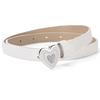 Fashionable and Elegant Heart-Shaped Weight Belt with Accessories Color-Glazed Inlaid and Subtly Sparkling Women’s Belts
