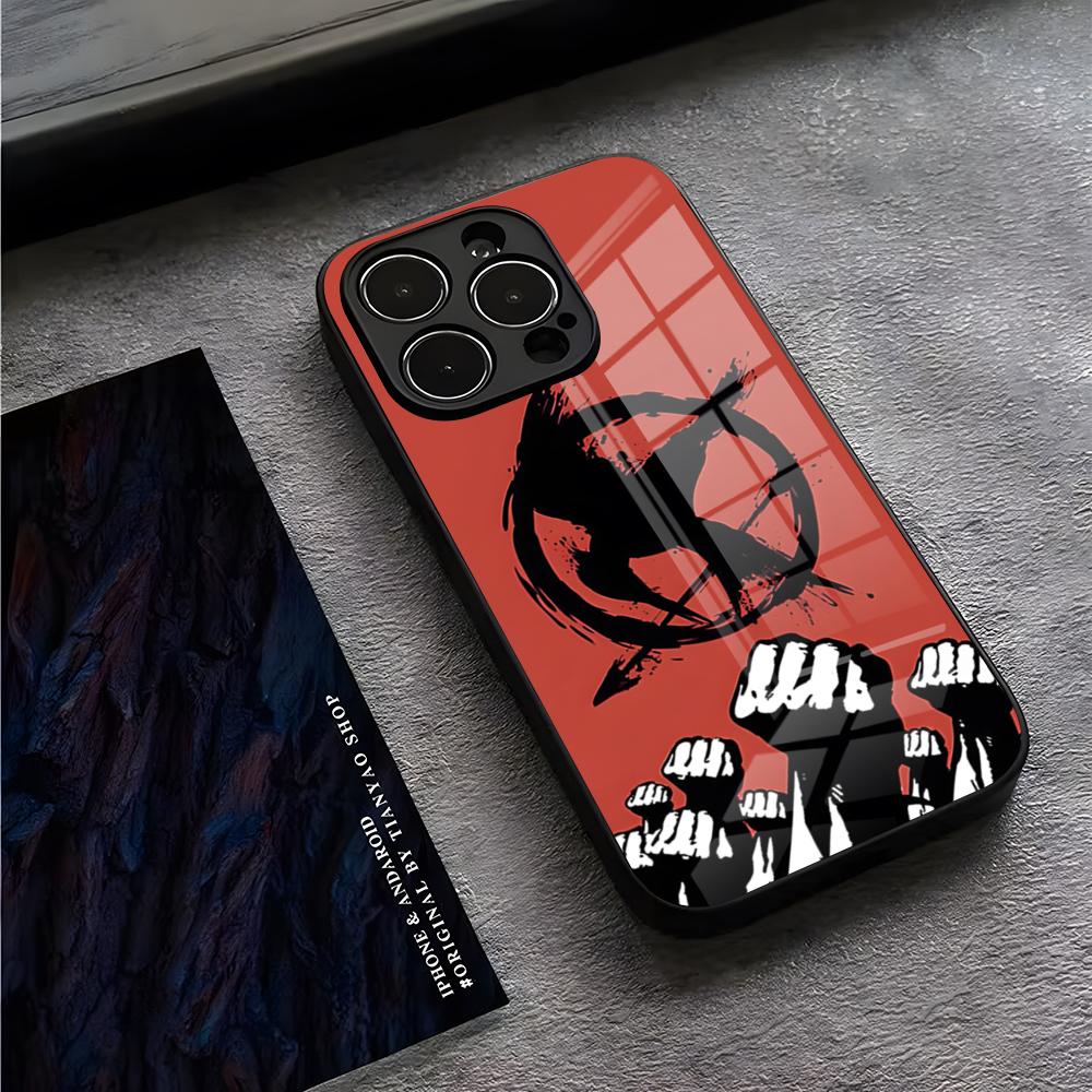 Чехол для телефона Фильм Голодные игры Для iPhone 16 Pro Max 14 17 Air 12 15 11 13 Mini X XR XS Max SE Стеклянная крышка