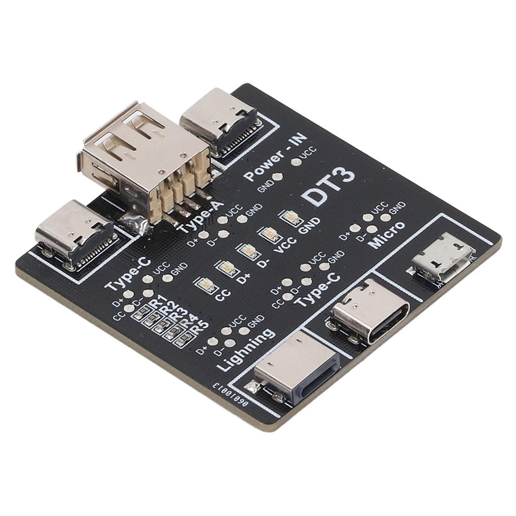 Плата обнаружения кабеля передачи данных, чувствительный точный многофункциональный USB-тестер с защитой для кабеля типа C