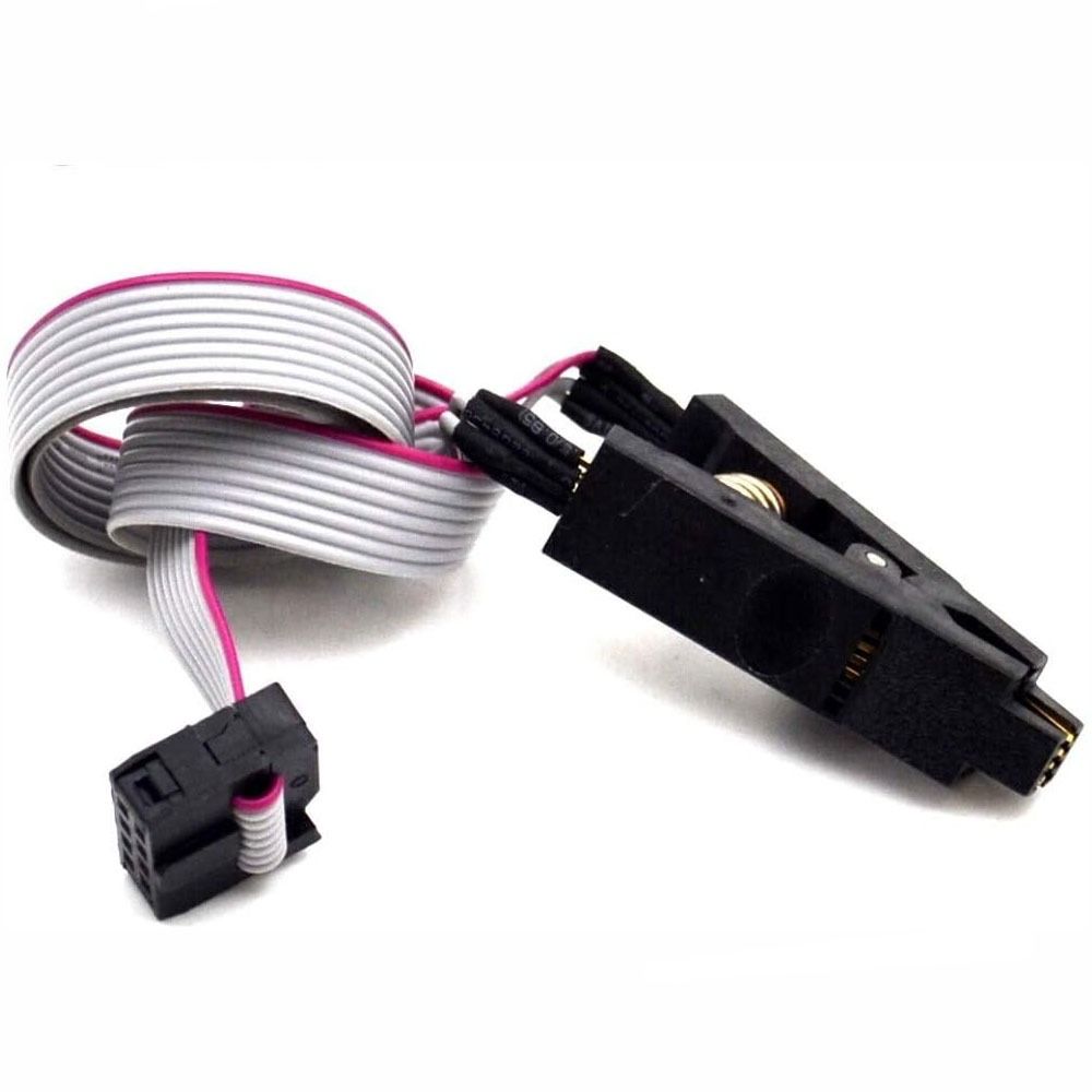 2 комплекта тестовых зажимов SOP8 - DIP8 и прочный тестовый зажим для 8-контактной флэш-чипы