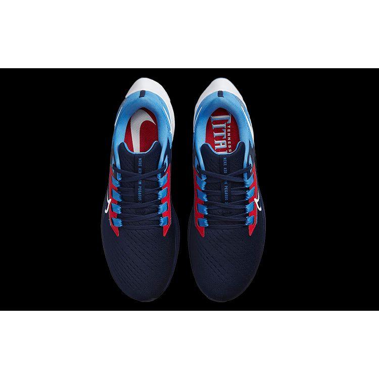 NFL x Nike Air Zoom Pegasus 38 Tennessee Titans Мужские Кроссовки Синий Колледж-Нейви Побережье DJ0859-400