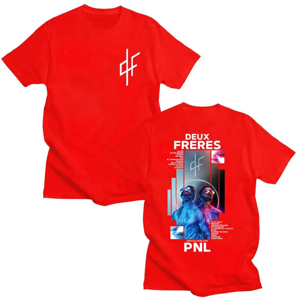 French Rapper PNL Le Monde Chico Album Graphic Tshirt Unisex Women Fashion Hip Hop Short Sleeve Tshirt Cotton Casual T Shirts Top