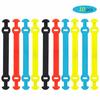 10Pcs Long Buckle Type Tennis Shock Damper Silicone Tennis Vibration Absorber  Tennis Racket Strings