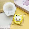 Cute Labubu Silicone Candle Mold Lion Animal Soap Paste Cement Casting Mold Diy Chocolate Ice Baking Tool