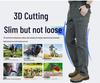 [Manufacturer] Men's Quick-Dry Multi-Pocket Cargo Trousers - Lightweight, Loose Fit for Outdoor and Tactical Use, Size 105