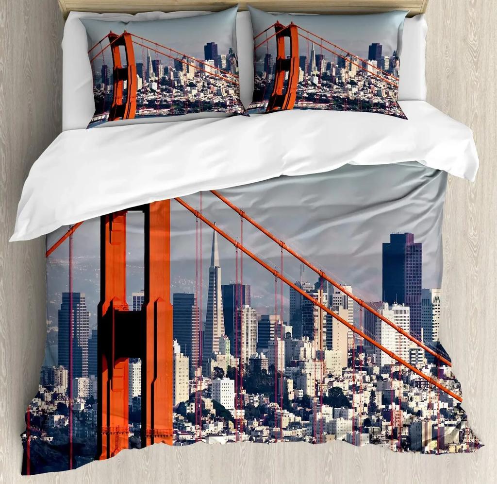 Sugar Skull Duvet Cover Set,Sugar Killer Calaveras Framework Day Of The Dead Vintage Gothic Design Print,Skull Bedding Set