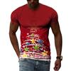 Christmas Atmosphere Original Pattern 3D Printed T-Shirt Christmas Eve New Year Clothing Comfortable Versatile High Quality Top