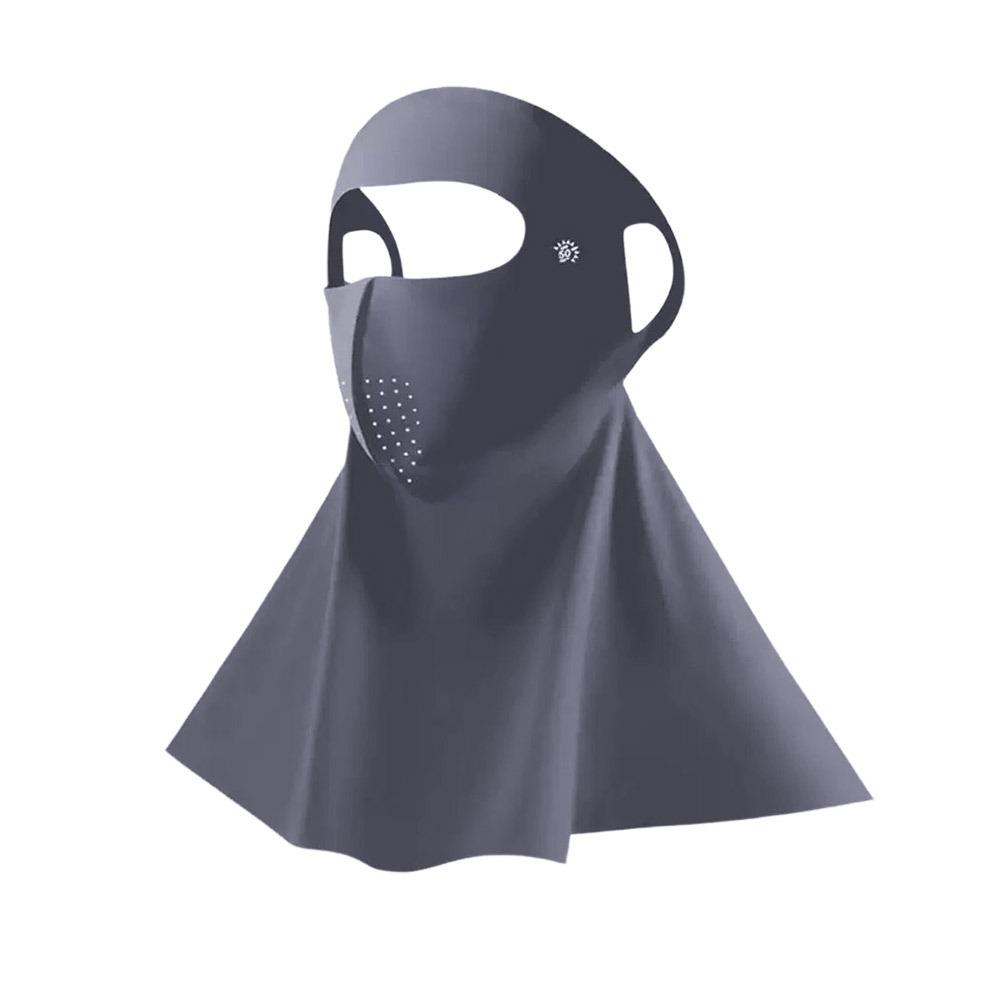 Ice Silk Sun Protection Mask Full Face Sunshade Face Mask New Anti-UV Neck Scarf Summer