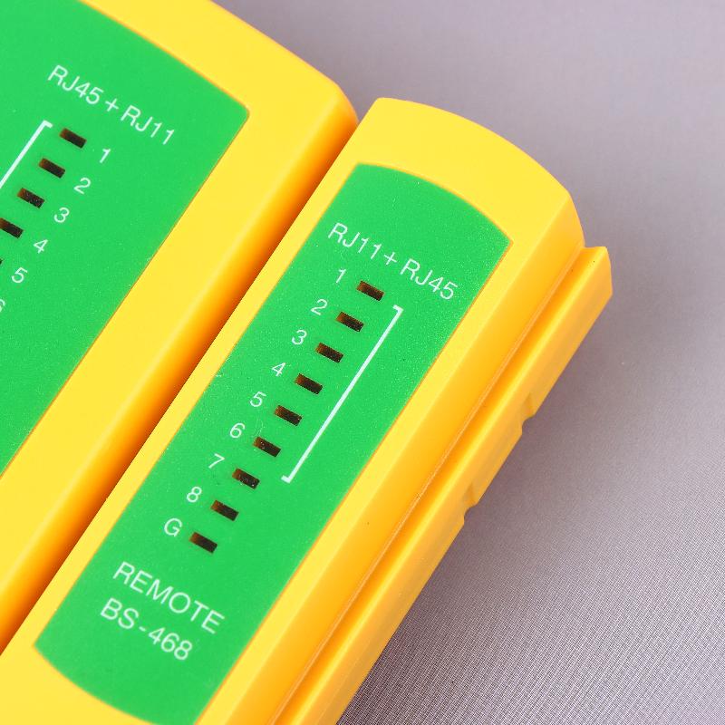468 Инструмент для тестирования сети Тестер сетевого кабеля Ethernet, Инструмент для проверки подключения экранированного кабеля UTP/STP и телефонной линии