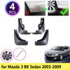 For Mazda 3 BK Sedan Saloon 2004 2005 2006 2007 2008 2009 Mudguards Mudflap Fender Front Mud Flaps Splash Guards Car