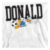 Disney Unisex Adult Football Kick Donald Duck Sweatshirt