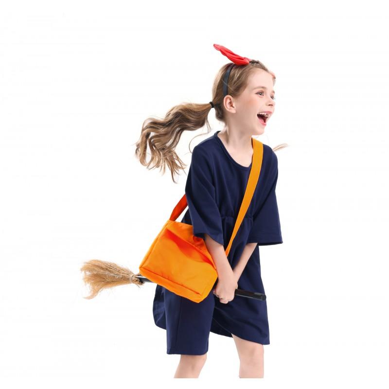Kids Halloween Costume Dress Set Witch Kikis Delivery Service Cosplay Outfit Girls Ages 3-14