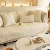 Minimalist All Cotton Anti Slip Retro Sofa Mat, Pure Cotton Sofa Cover, Sofa Towel, Seat Cushion, Cover Cloth