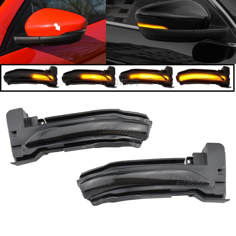 For Ford Kuga MK3 CX482 Escape    Auto Parts Dynamic LED Turn Signal Light Rearview Mirror Sequential Indicator