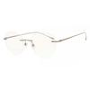 Rimless Round Grey Smartbuy Collection Zargun 68014 C2 Fashion Unisex Eyeglasses