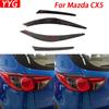 Для Mazda CX5 2012-2017 Автоаксессуары Углеродное волокно Задний фонарь Габаритный огонь Накладка на фару Накладка на бровь Стикер Декоративная накладка Модификация стиля