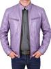 New men's stand-up collar PU leather jacket slim locomotive jacket spring and autumn casual multi-color coat