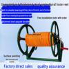 Hand-Crank Wall-Mounted Agricultural Hose Reel & High-Pressure Sprayer Pipe Coiler