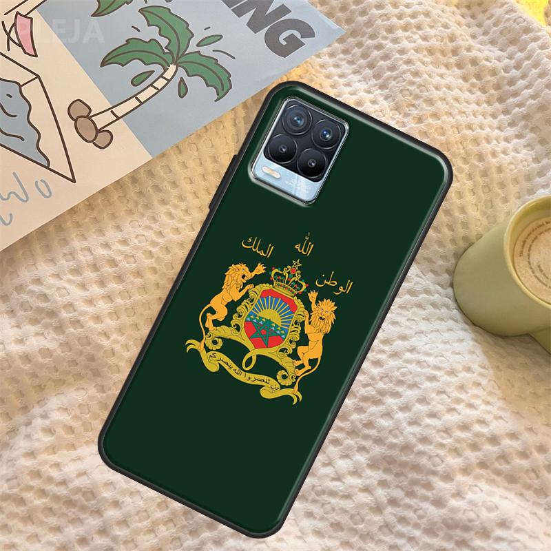 Morocco Flag Passport For OnePlus 10 9 Pro 9R Nord2 Case For Realme 8 9 Pro Plus 8i 9i GT Neo 2 3 Master Cover