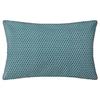 Coussin Motifs "Otto" Bleu Canard 30x50cm - Atmosphera Createur D'interieur