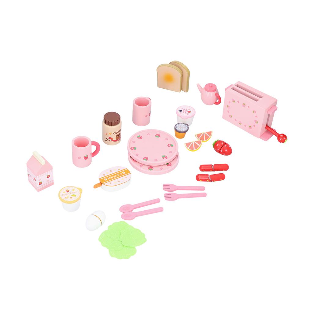 Имитация чайника для завтрака, тостера для хлеба, детская развивающая ролевая игра, кухонная игрушка