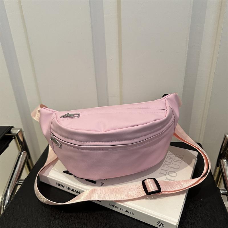 Сумка на пояс для мобильного телефона, простая модная брендовая женская нагрудная сумка, японский легкий небольшой рюкзак на одно плечо, женская повседневная спортивная сумка через плечо