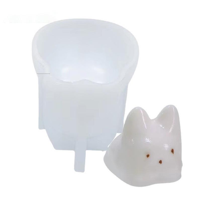 Формы для свечей в виде кота-пудинга, силиконовые формы «сделай сам», абстракция для изготовления аромата, соевого воска, мыла ручной работы, глины, пластыря, эпоксидной смолы, праздничные подарки