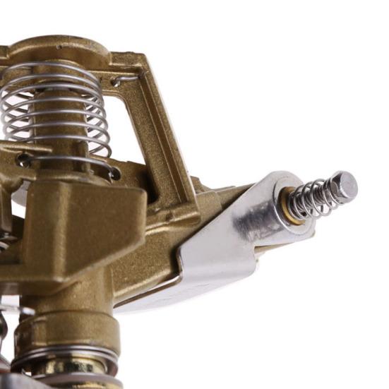 Поворотный на 360 градусов садовый спринклер для воды, распылительная насадка 1/2 дюйма, инструмент с коромыслом