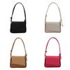 Stylish Woven Texture Handbag For Women In Black Beige Khaki And Pink Shades