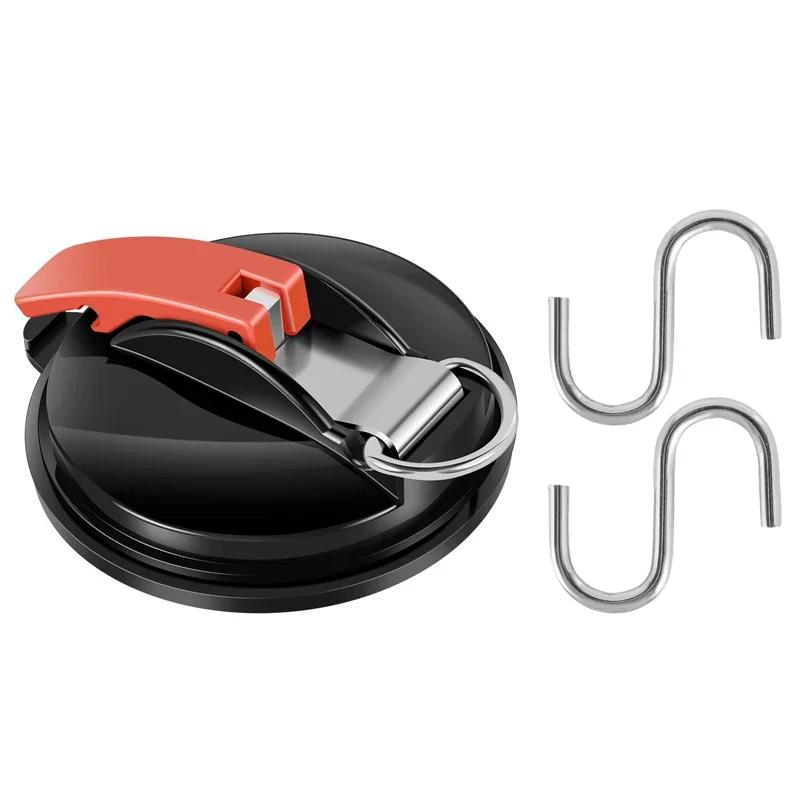 1-4 шт. Многофункциональное устройство с присоской для тяжелых условий эксплуатации, стяжка-натяжитель для крепления багажа, брезентов, палаток, для кемпинга, автомобиля, фургона с крепежным крюком